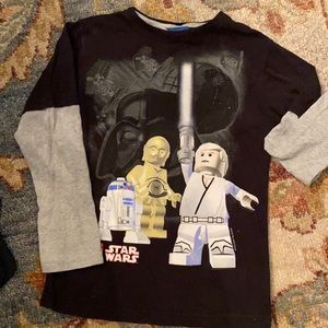 Kids Star Wars long sleeve T-shirt size 6/7